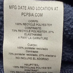 Patagonia Women's Fleece Jumpsuit Small Navy Geometric Cabincore Outdoor Lounge thumbnail 6