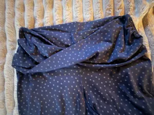 Nike Dri-fit High-Rise Navy Polka Dot Leggings thumbnail 4