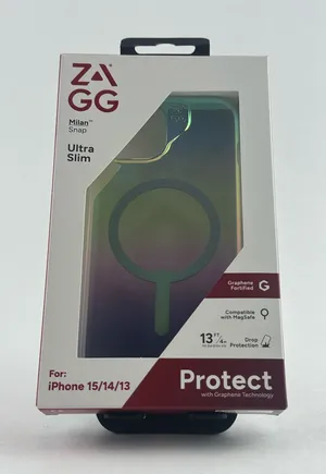 Zagg Milan Snap Ultra Slim iPhone 15/14/13 Iridescent MagSafe Case NWT MSRP: $50.00 thumbnail 1