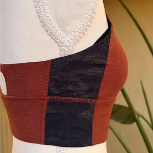 Vuori Women's Crossback Bralette in Rust thumbnail 4