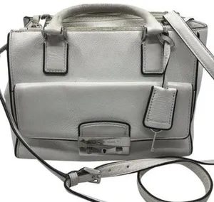 Michael Kors White M Leather Crossbody Bag thumbnail 1
