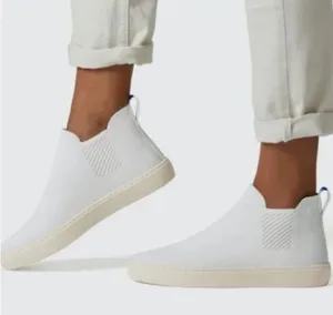Rothy's | RETIRED Bright White 'The Chelsea' Boot‎ Sneakers | Sz 10 B74 thumbnail 1
