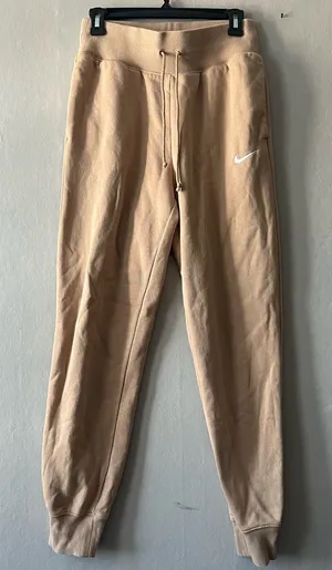 Nike Tan Phoenix Fleece Joggers Size Small thumbnail 1