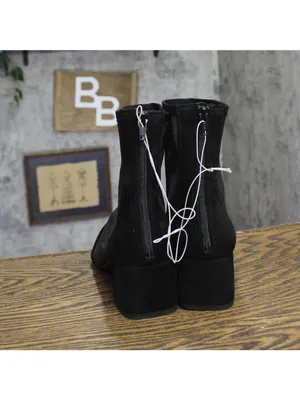 A New Day Womens Celaena Boots Block Heel Mesh 94568459 Black 8.5M thumbnail 4