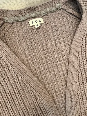 Pol chunky knit cardigan sweater size small thumbnail 4