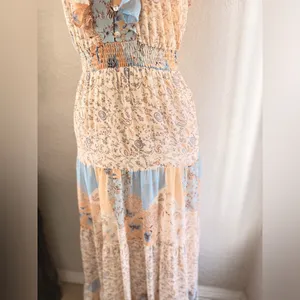 Lilyful women’s dress size Small Bohemian , wester chic maxi dress thumbnail 14