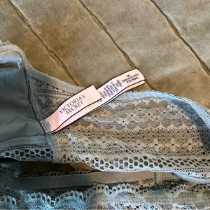 VICTORIA’S SECRET Lace Bralette in Pale Green thumbnail 4