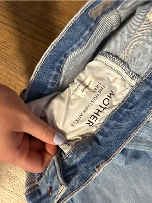 Mother The Hustler Ankle Fray Denim Jeans Size 28 thumbnail 9