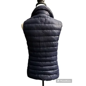 GAP Blue Down Vest Medium thumbnail 2