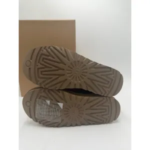UGG Women Mini Bailey Mixed Bow Caribou Brown Suede Boots Size 8 NWB thumbnail 5