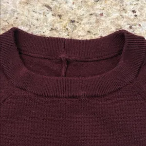 Lululemon Sit In Lotus Sweater - Garnet 100% Merino Luxe Yoga Pilates Old Money thumbnail 6