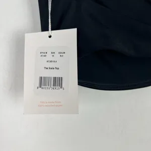 NWT Andie Swim The Scala Top Flat Strapless Black Size Medium M NEW thumbnail 9