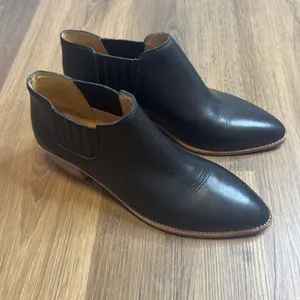 Madewell The Myles‎ Ankle Boots in Black Leather ladies size 11 thumbnail 4