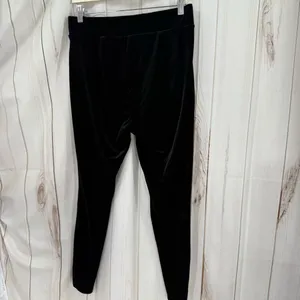 Ann Taylor Loft Women’s Large Black Velvet Pants Ankle thumbnail 3