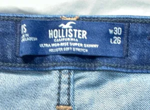 Hollister Ultra High Rise Super Skinny Soft Stretch Jeans Size W30 L26 thumbnail 4
