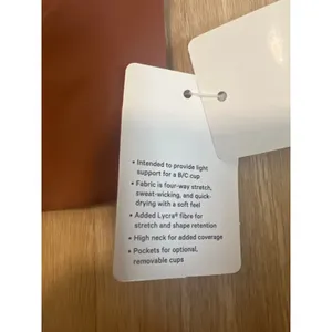 NWT Lululemon Flow Y Wrap-Front high-neck bra - Brown Size 2 thumbnail 6
