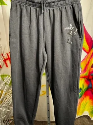 B137. Disney grey Mickey Mouse sweatpants Size M thumbnail 1