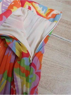Sezane Dilo Jupe 70s Floral Pleated Midi Skirt , 34/US 2 thumbnail 6