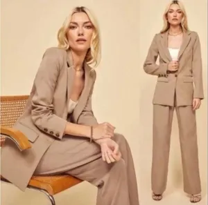 Reformation Major Camel Blazer Size S thumbnail 2