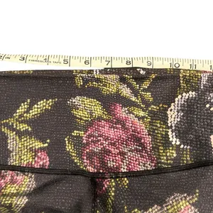 Lululemon Athletica Womens Wunder Under Leggings Multicolor Floral 24 Inch Waist thumbnail 3