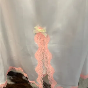 Victoria's Secret White Chemise with Pink Lace thumbnail 2