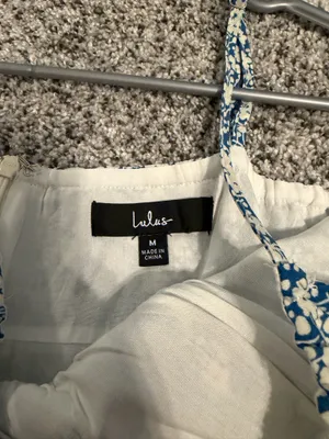 Lulus Blue Floral Dress thumbnail 3