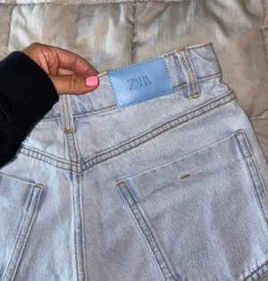 ZARA Denim Shorts High-Rise thumbnail 4