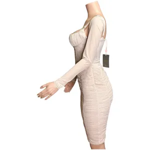 HOUSE OF CB Freyja Dress, Pale Pink, Small (Plus) thumbnail 6