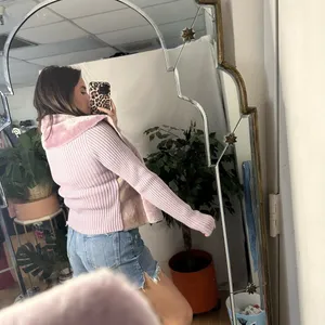 Vintage Y2k Purple Suede Fur Long Sleeve Open Jacket thumbnail 4