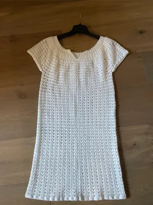One-of-a-Kind Custom Made Hand Crochet Knit Dress Size Medium/Large thumbnail 5