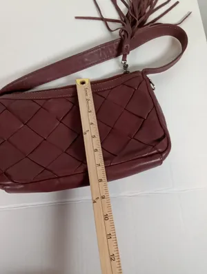 Hobo Woven Leather Shoulder Bag Purse Tazzel Zip thumbnail 11