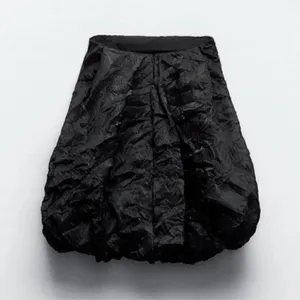 Zara black organza balloon special edition‎ mini dress thumbnail 6