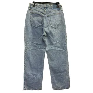 Abercrombie Curve Love 90s Relaxed Jeans 29/8R High Rise Straight Light Wash NWT thumbnail 2