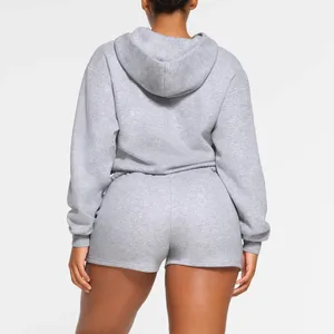 COTTON FLEECE CLASSIC SHORT Heather Grey Medium thumbnail 10