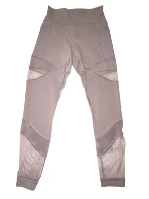 EXCELLENT Lululemon Forget The Sweat High Rise Tight 25" Grey Purple Leggings 8 thumbnail 1