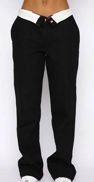 White Fox Take Caution black pants thumbnail 2