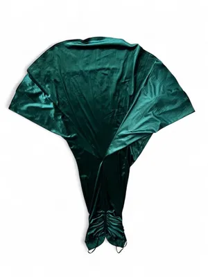 Windsor Emerald Green Satin Mermaid Formal Gown Dress XS thumbnail 7