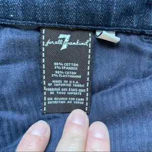 𝅺7 FOR ALL MANKIND Mid Rise Bootcut Dark Wash 28 thumbnail 10