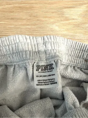 VS PINK Heathered Gray Sweatpants thumbnail 3