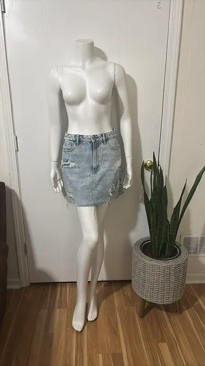 PacSun Blue Mini Pencil Skirt Casual thumbnail 10