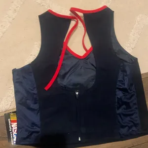 Miller lite nascar Kenny Wallace tank corset blouse Nwt sports athletic beer y2k thumbnail 2
