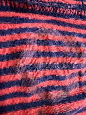 Striped Red Turtleneck Sweater Size XL thumbnail 6