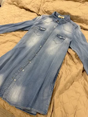 Vanilla Bay Denim Dress Blue thumbnail 1