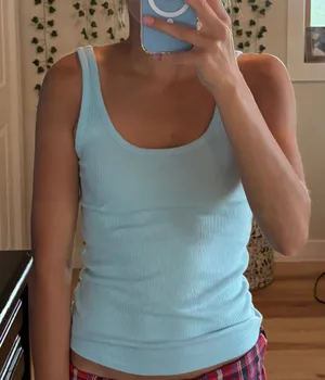 Blue old navy tank top thumbnail 1