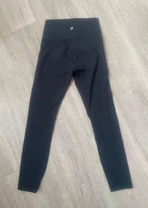 Lululemon Black HR Wunder Under Legging 25” Size 4 thumbnail 1