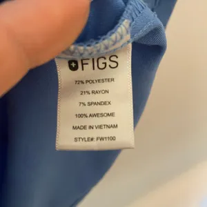 FIGS Casma Scrub Top Ceil Blue Medical Uniform Nurse Doctor Women's size XS thumbnail 8