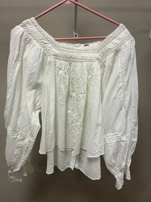 Free People Flowy Long Top thumbnail 1