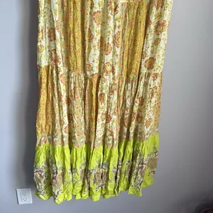 FREE PEOPLE Hanalei Bay Dress in Yellow Combo Small thumbnail 11