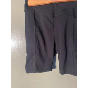 C9 Champion Women's Size XS Athletic Biker Shorts Black Side Pockets Mid-Rise thumbnail 4