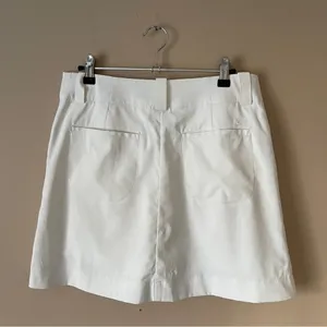 NIKE GOLF | White DriFit Full Coverage Mini Skort Sz 4 thumbnail 7